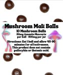 MUSHROOM MALTED MILK BALLS